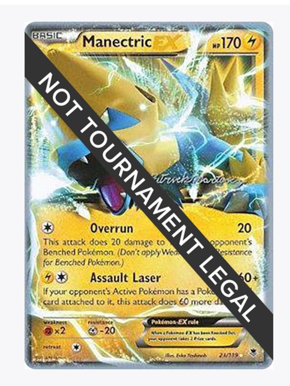 Manectric EX 2015 World Championship Decks Pokemon Trading Card